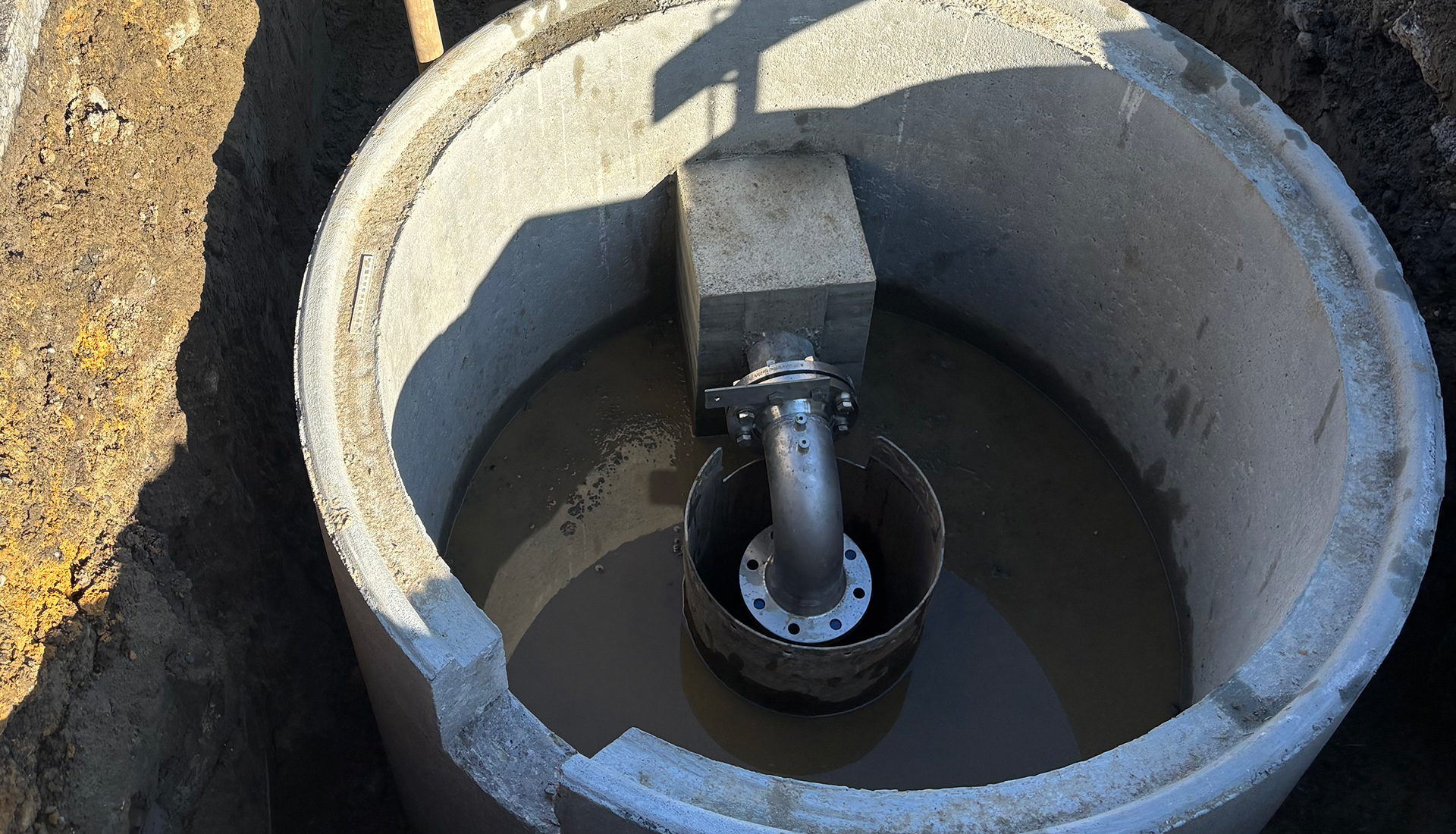 Mathys Bau Walperswil Grund- und Tiefbau Baumaschinenvermietung Grundwasserfassung Kommunalarbeiten Baufirma Bauprojekt Berner Seeland Schweiz